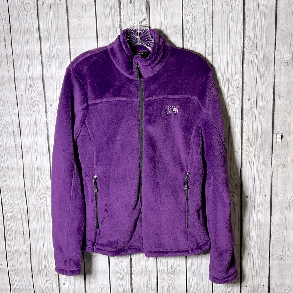 Mountain hardware purple zip up jacket size medium